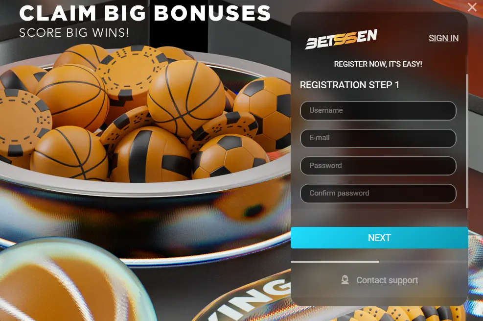 Betssen register